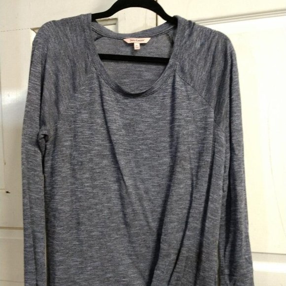 Juicy Couture Gray shirt with knot - Picture 1 of 5